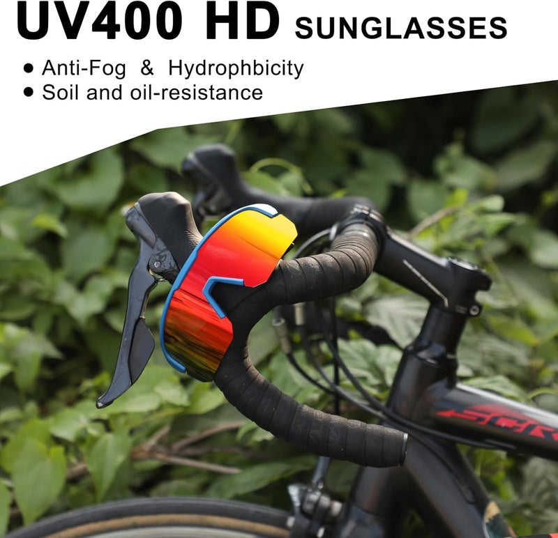 BangLong Polarized Sports Sunglasses for Men Women - UV Protection Sun Glasses for Running Baseball Cycling Bike Fishing - Image 3